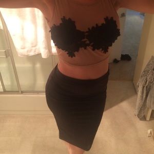 Super sexy two piece assemble. Only worn once