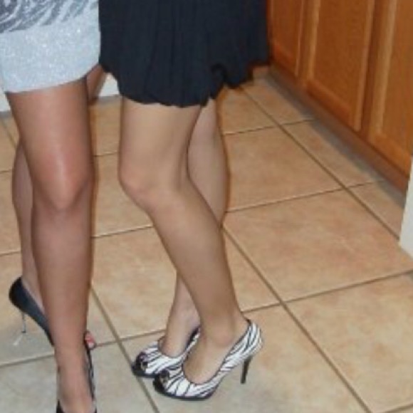 Zebra Horse Hair Heels