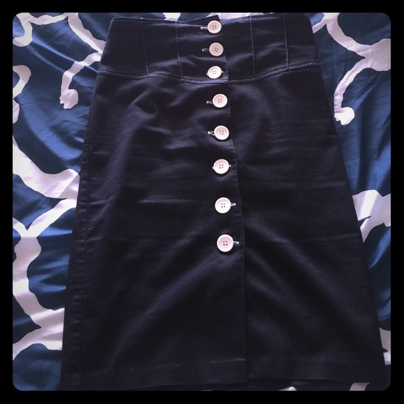 High waist pencil skirt