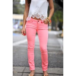 Neon Pink Jeggings