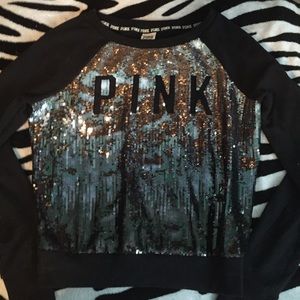 Pink Sequin Sweater