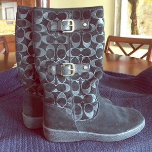 🎉REDUCED🎉Authentic Coach Black Snow Boots
