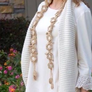 Crochet flower accessory