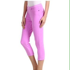 Neon Lilac Neon Skinny Capris