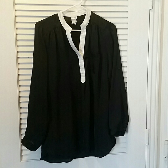 Black and wite tunic from charming charlies