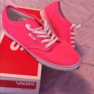 Neon pink vans