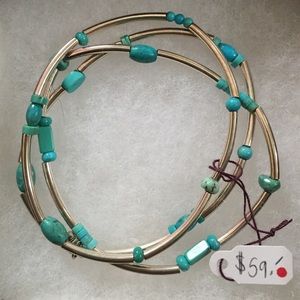 Silpada set of three turquoise bracelets