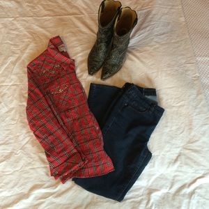 👚 Western Snap down Shirt