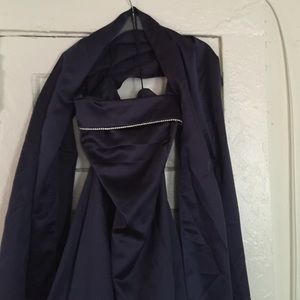 Formal dress. Tea length