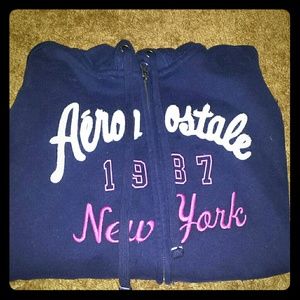 Dark Blue Aero Zip Up