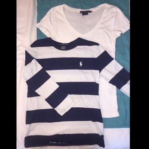 Two Ralph Lauren T-shirts