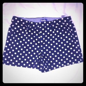 Ked's polka dot shorts