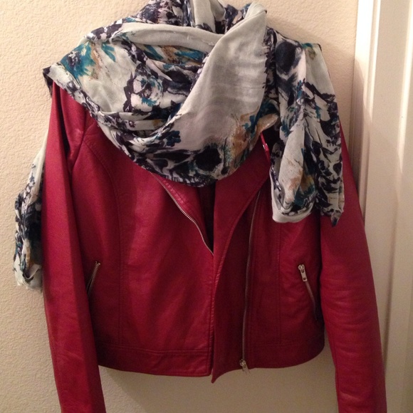 Skull and floral scarf