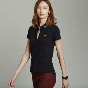 Lacoste- Women's Jacquard Polo (NWT) size M,L