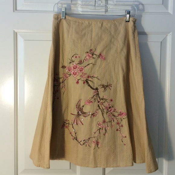 Light Tan Forever 21 Skirt