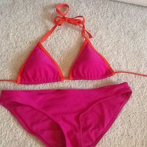 Magenta and Orange bikini
