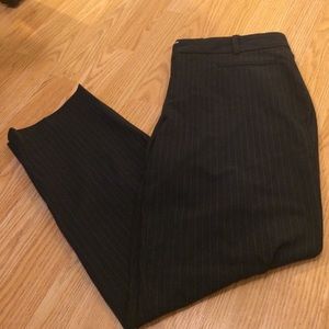 GAP Pinstripe cropped dress pants
