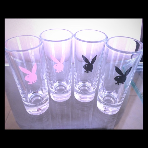 Playboy Bunny shot glasses (shooters)