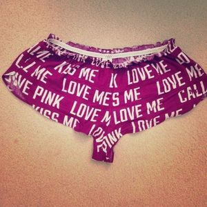 VS PINK sleep shorts, size S, EUC