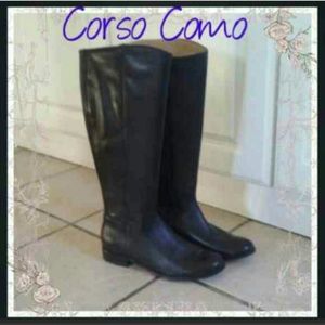 Brand new Corso Como black riding boots