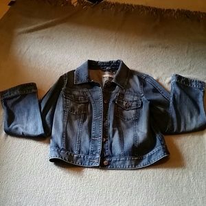 Ann taylor jean jacket