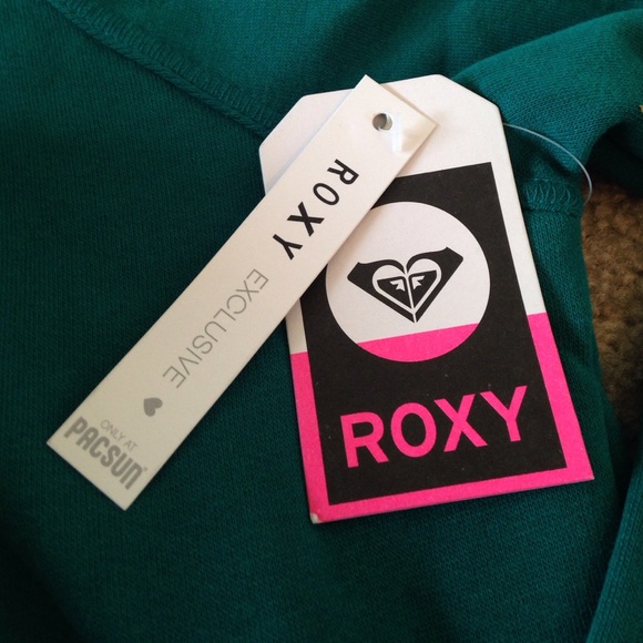 ❌SOLD❌ 🎀 Roxy Teal Sweater 🎀 - Picture 3 of 4