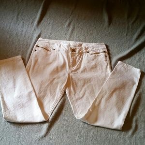 The limited white skinny jeans