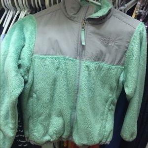 Mint Green North Face Jacket