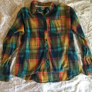 Plaid button up