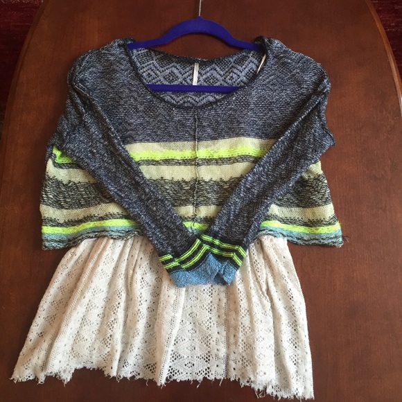 Free-People sweater & attached tank top.