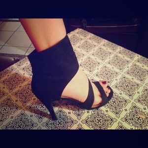 Forever 21 ankle strap heel