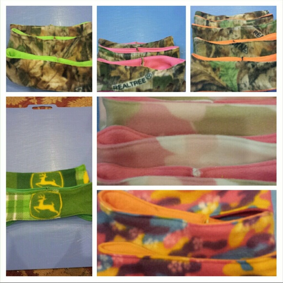 Fleece camo earwarmers
