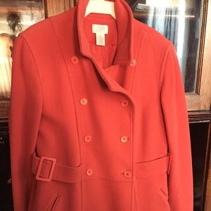 Coral peacoat