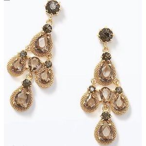 New Ann Taylor Raindrop Chandelier Earrings