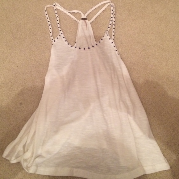 white tank top