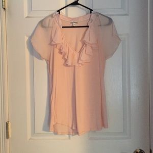 Peach blouse