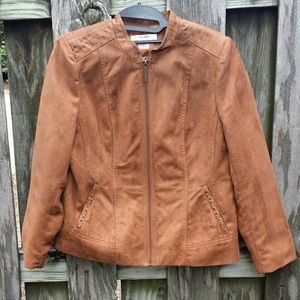 Faux - suede jacket