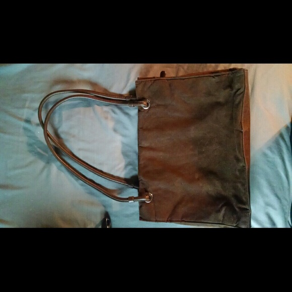 Suede bag