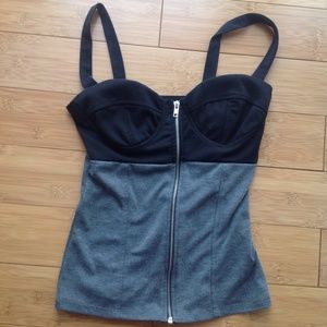 Rue 21 Zip-Up Top - NWOT