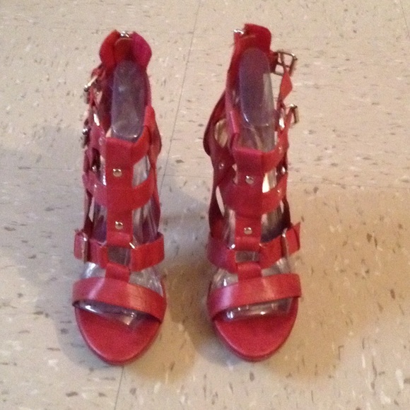 Red sandals
