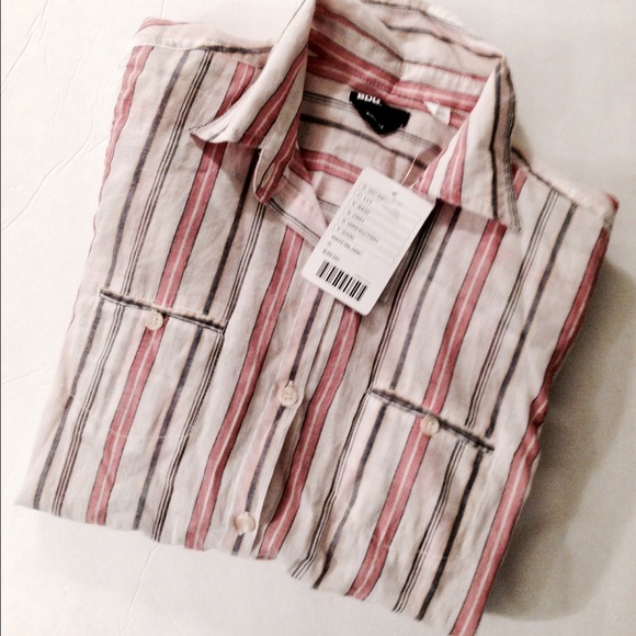 NWT Urban Outfitters Casual Button Down Shirt - Picture 2 of 4