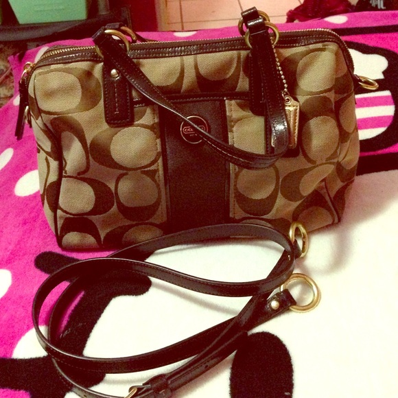 Coach brown handbag