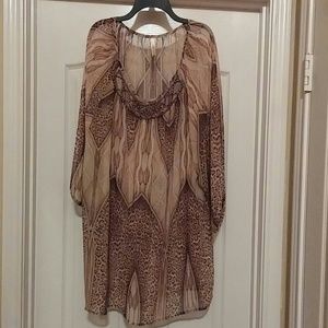 Cheetah Print Blouse 3X