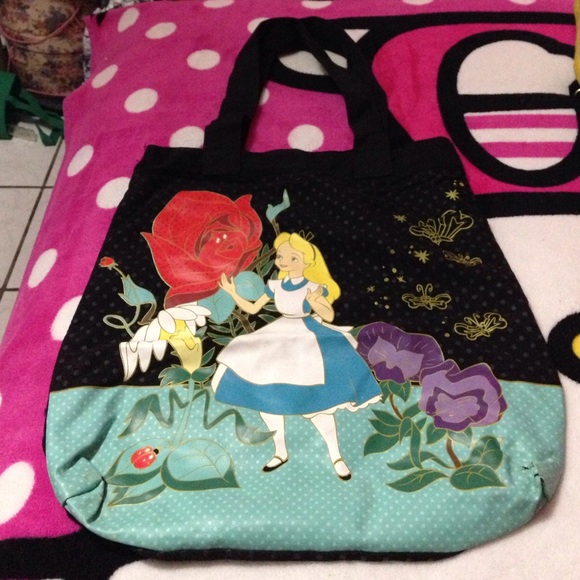 Alice in Wonderland tote