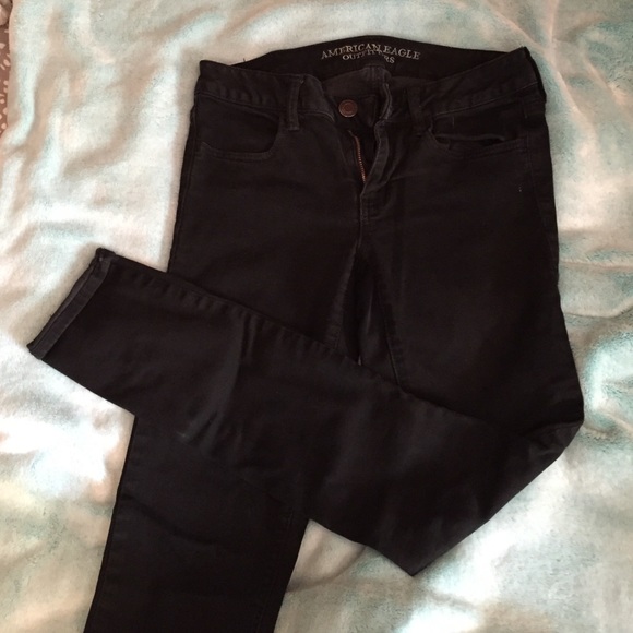 American Eagle black skinny jeans