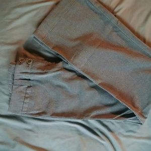 Gray double button slacks size 9