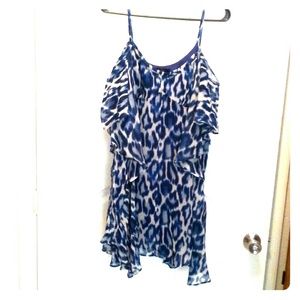 Jessica Simpson Animal print blue/dress