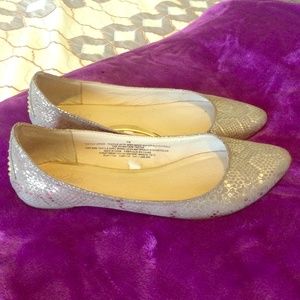 Gold Mossimo Snake Flats
