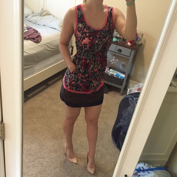 Floral tank dress