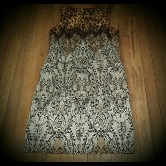 Ann Taylor Animal Print Dress